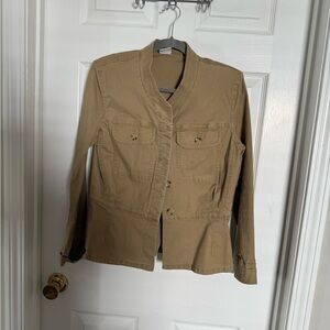 CAbi Tan Utility Jacket for Women